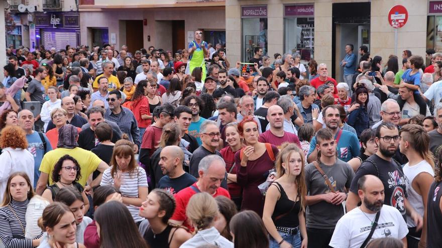 Marcha en Tudela contra la ley del euskera y la zonificación