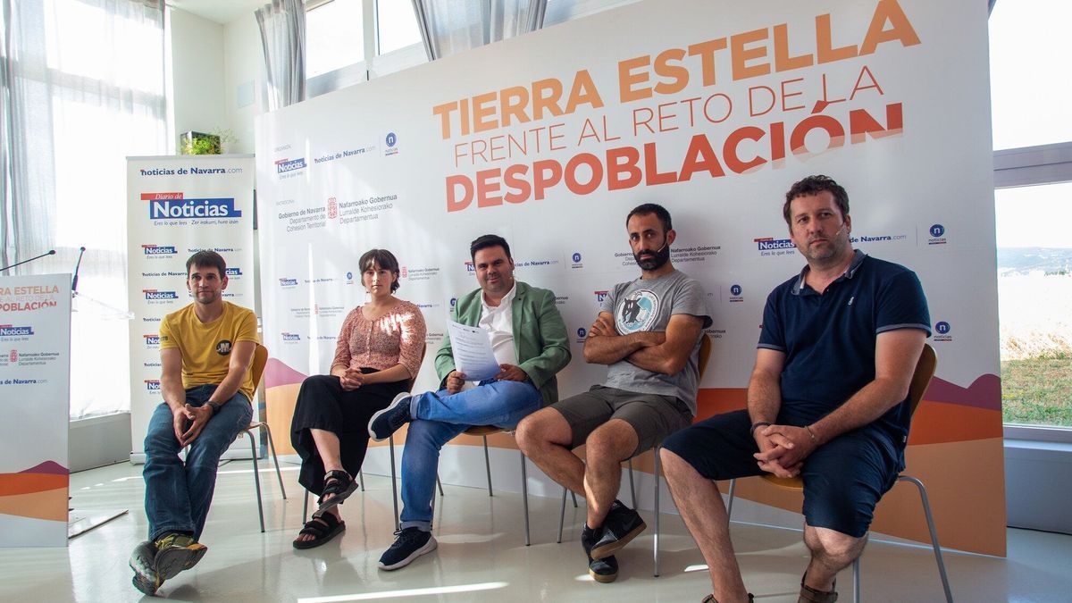 Participantes en la mesa sobre emprendimiento en Tierra Estella