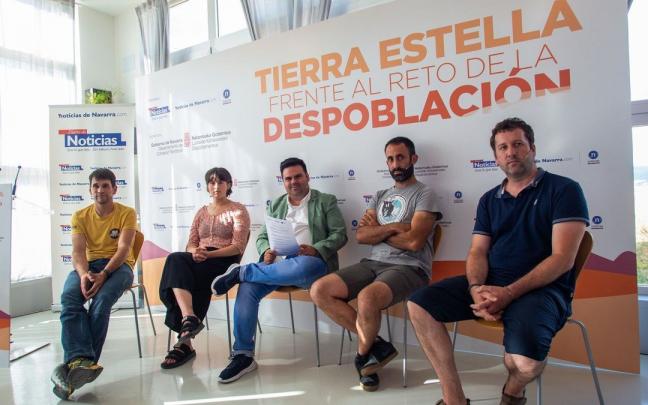 Participantes en la mesa sobre emprendimiento en Tierra Estella