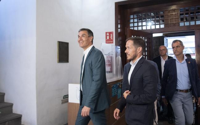 Pedro Sánchez visita La Palma. Pedro Sánchez visita La Palma.