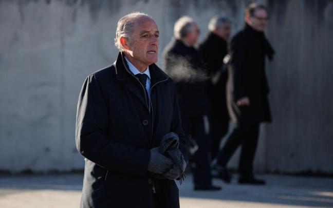 Francisco Camps a su llegada a la Audiencia Nacional.