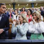 Pedro Sánchez durante el debate sobre el estado de la nación.