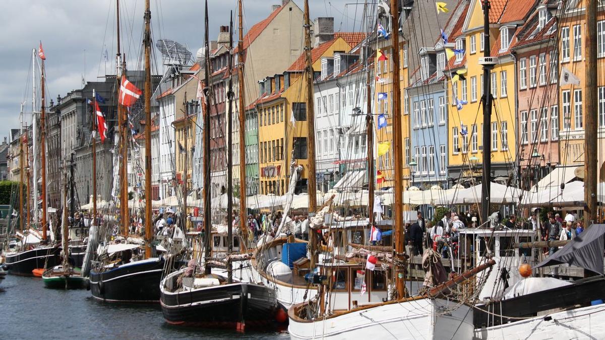 Puerto viejo de Copenhagen.