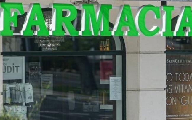 Fachada de una farmacia.