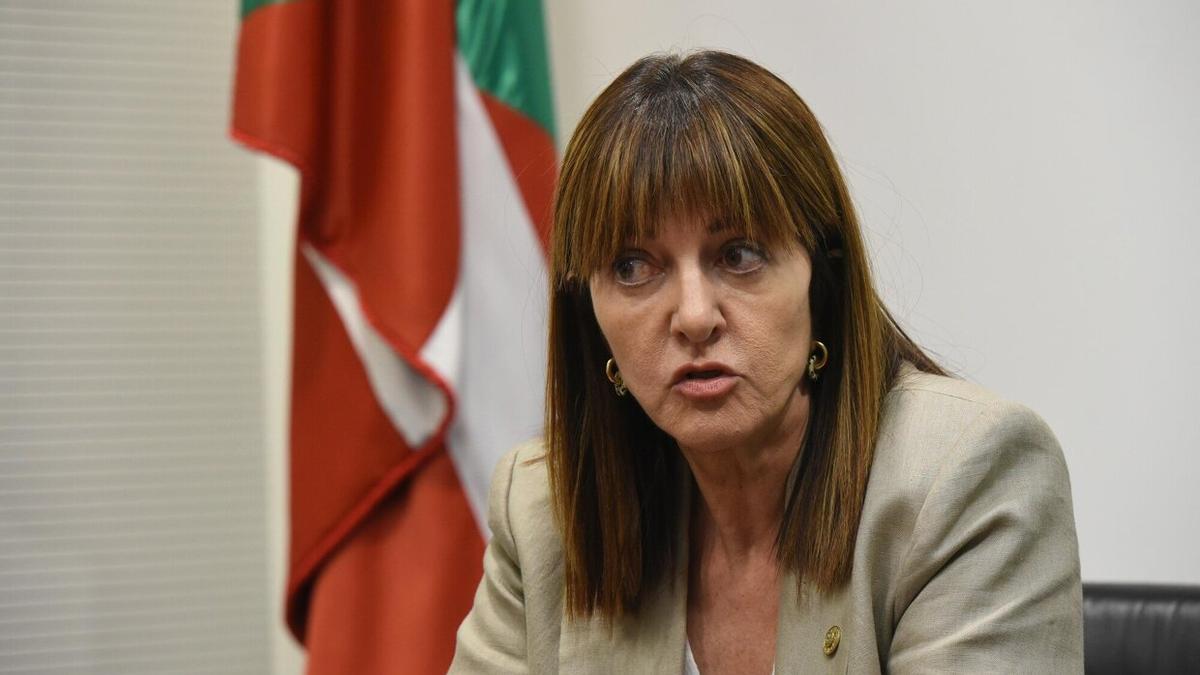 Idoia Mendia, Vicelehendakari Segunda y Consejera de Trabajo y Empleo.