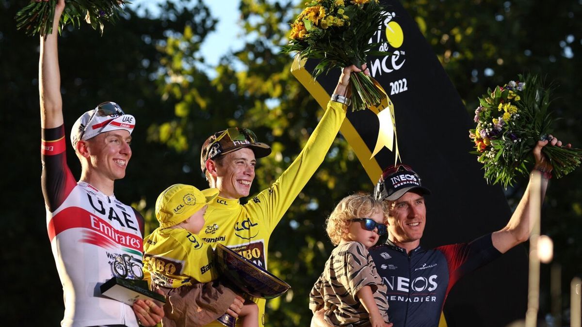 Vinegaard, Pogacar y Thomas han completado el podium del Tour de Francia 2022