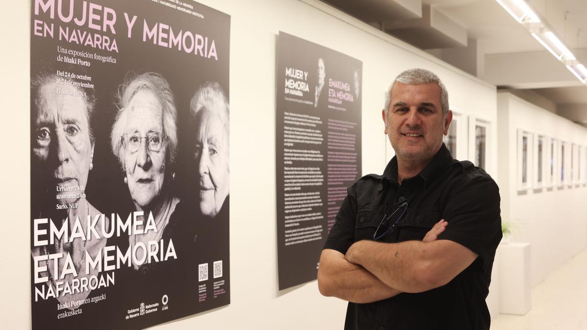 Iñaki Porto, autor de la muestra ‘Mujer y Memoria’.