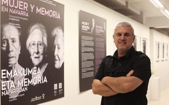 I&ntilde;aki Porto, autor de la muestra &lsquo;Mujer y Memoria&rsquo;.