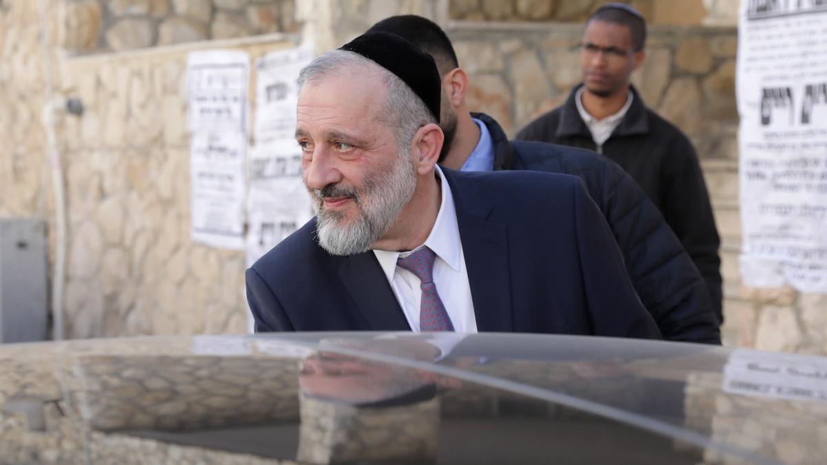 El rabino ultraortodoxo Aryeh Deri.