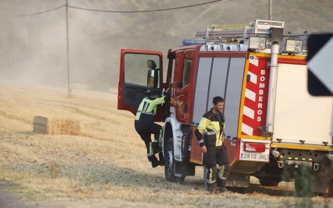 Incendio en Zambrana Incendio en Zambrana