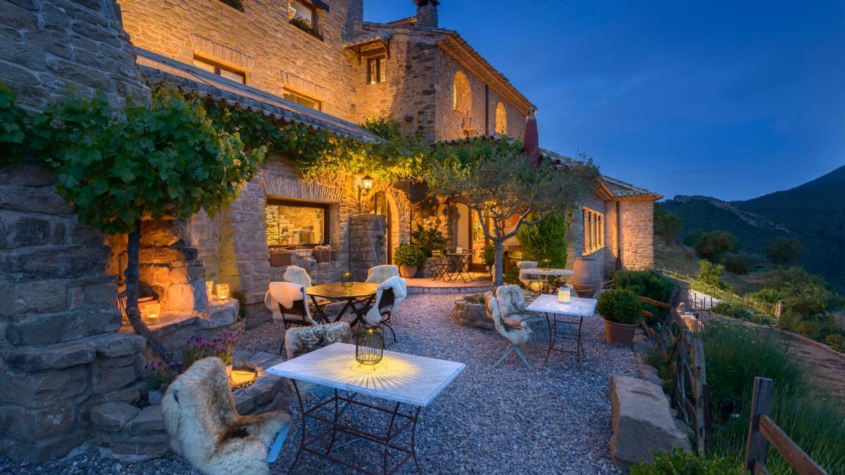 La terraza del alojamiento.