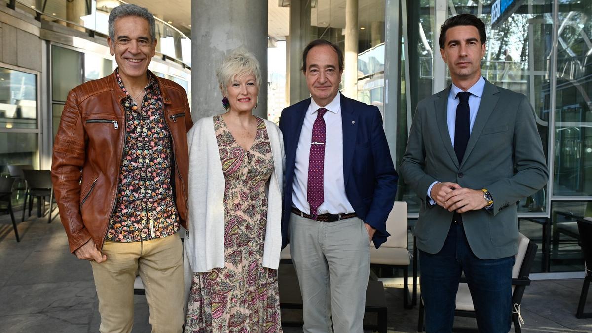 Jorge Aio, Sandra Atutxa, Rafa Gardeazabal y Xabier Ochandiano.