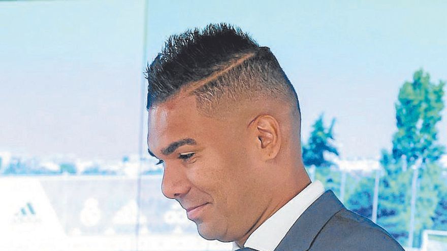 Casemiro, ayer antes de despedirse. | FOTO: EFE