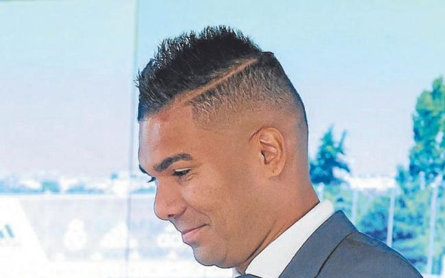 Casemiro, ayer antes de despedirse. | FOTO: EFE