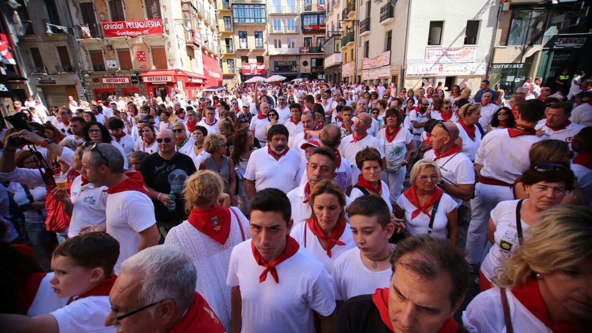 Concentración en 2017 en recuerdo de Miguel Ángel Blanco, concejal de Ermua.