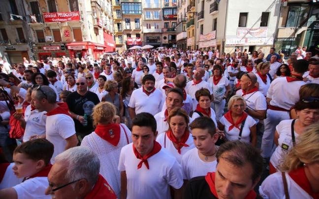 Concentraci&oacute;n en 2017 en recuerdo de Miguel &Aacute;ngel Blanco, concejal de Ermua.