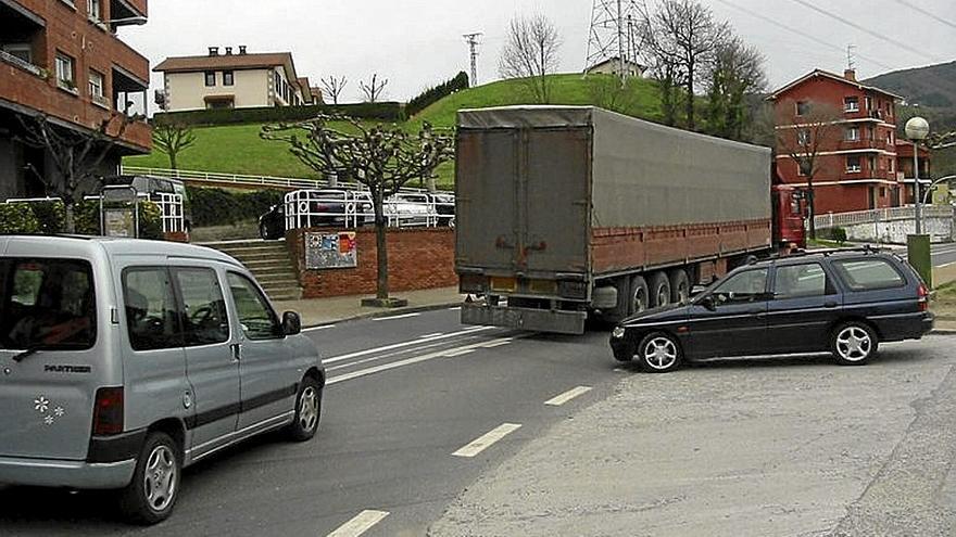 Bulandegi inguruko trafikoa. | ARGAZKI: M.S.S.