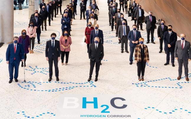 Presentación del Corredor Vasco del Hidrógeno. Presentación del Corredor Vasco del Hidrógeno.