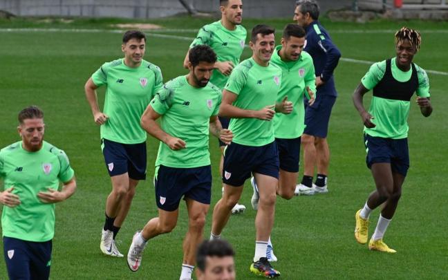 Entrenamiento del Athletic en Lezama Entrenamiento del Athletic en Lezama