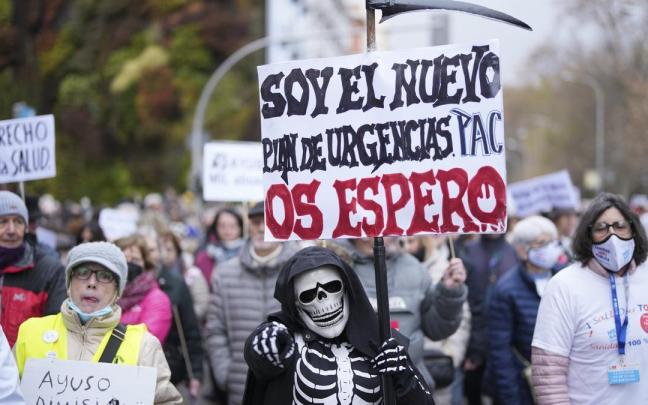 La Marea Blanca vuelve a reunir a miles de personas en Madrid