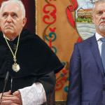 Iñigo Urkullu, junto al rector, José María Guibert.