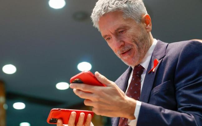 Fernando Grande-Marlaska, ayer en un acto por el Día Mundial de la Lucha contra el Sida. Fernando Grande-Marlaska, ayer en un acto por el Día Mundial de la Lucha contra el Sida.