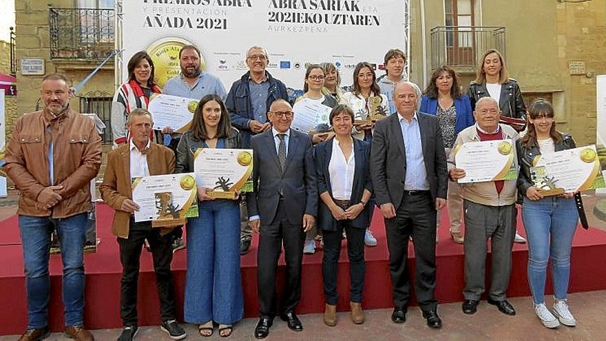 Entrega de premios en Páganos