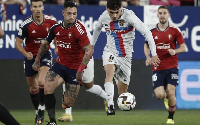 Im&aacute;genes del duelo entre Osasuna y Barcelona