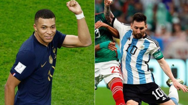 Mbappe y Messi, grandes protagonistas del Mundial. Mbappe y Messi, grandes protagonistas del Mundial.