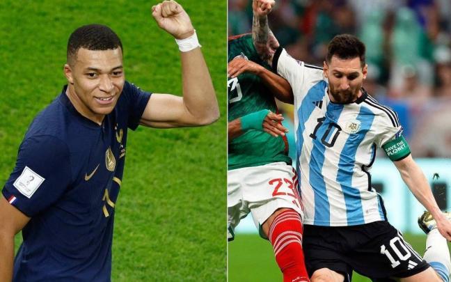 Mbappe y Messi, grandes protagonistas del Mundial. Mbappe y Messi, grandes protagonistas del Mundial.