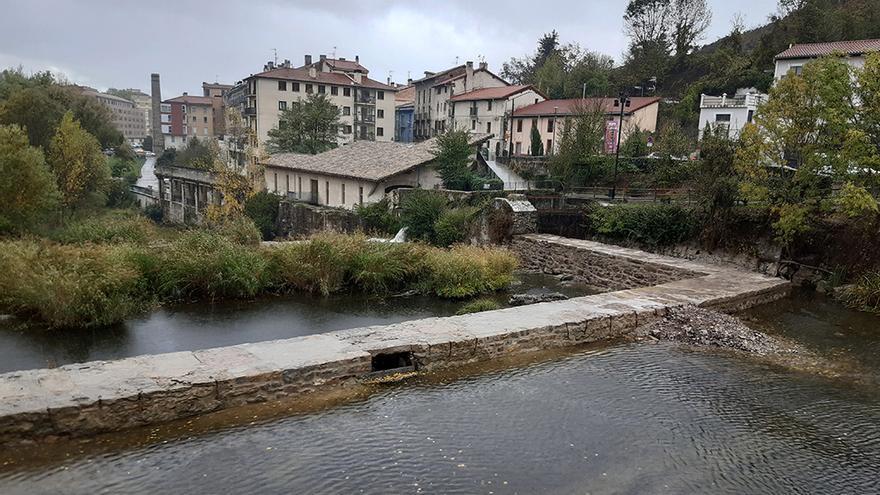 Vista del Batán de Villava-Atarrabia tras la reparación.