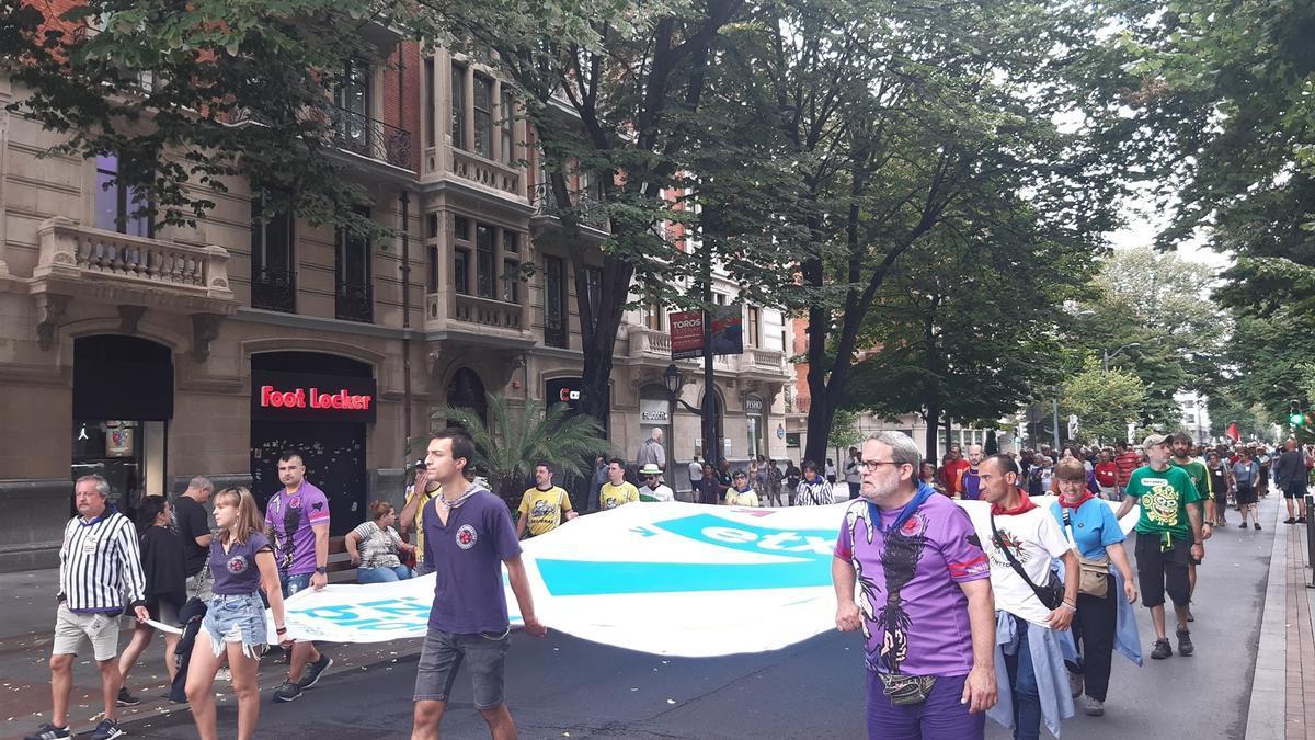 Manifestación de Sare, en una imagen de archivo.