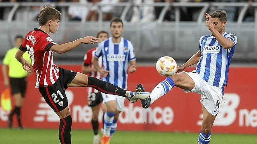 Los filiales del Athletic y la Real volvieron a enfrentarse año y medi después.