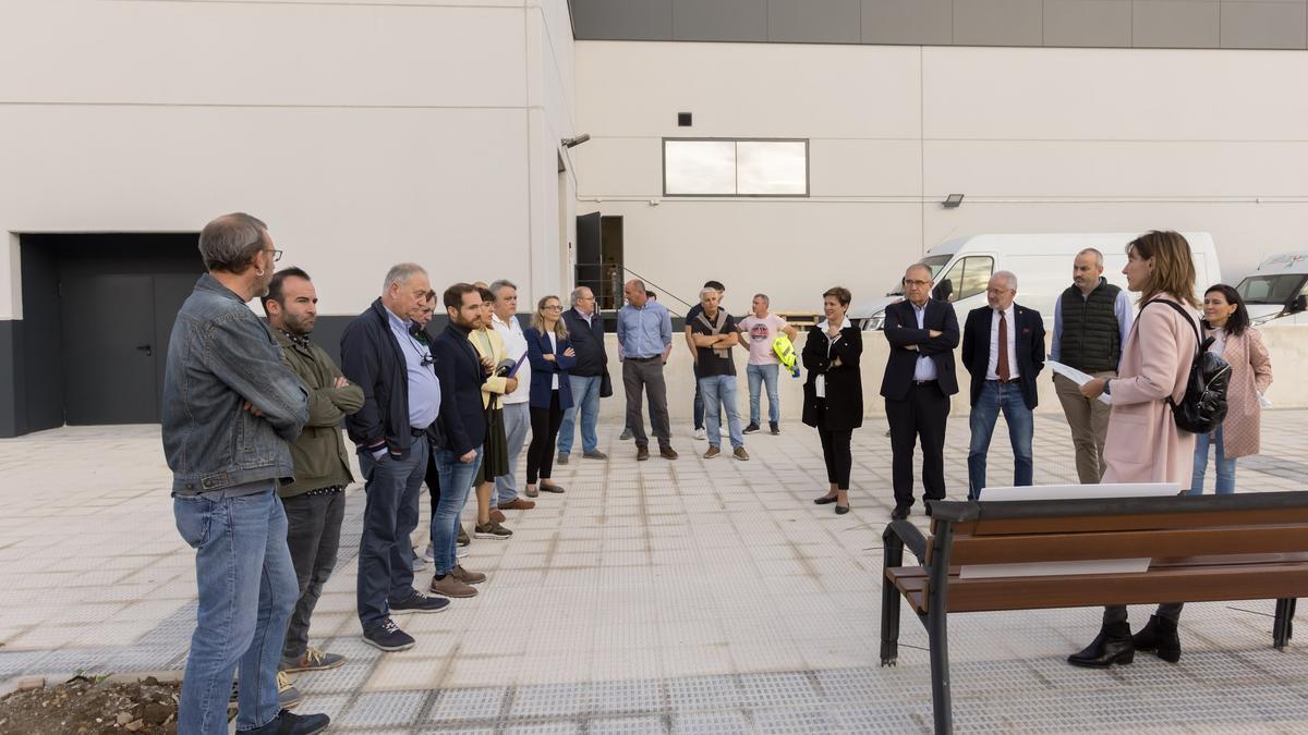 Visita del Ayuntamiento a las obras.