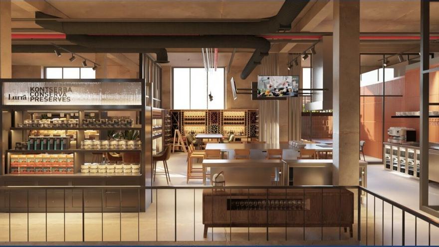 Imagen virtual de lo que será el proyecto Lurra, para la venta y promoción del producto local vasco