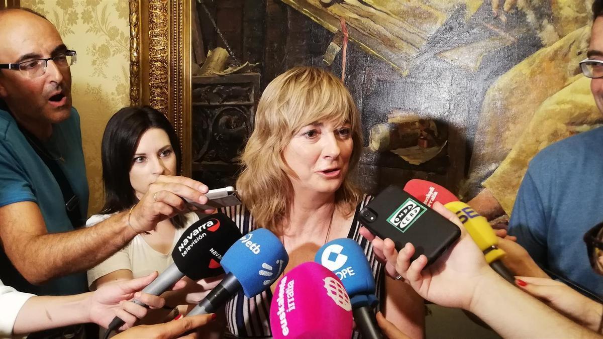 Archivo - La consejera de Relaciones Ciudadanas del Gobierno foral, Ana Ollo.