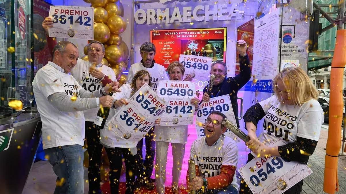 La administración Ormaechea ya celebró también en el último sorteo de Navidad la venta de una serie del Gordo