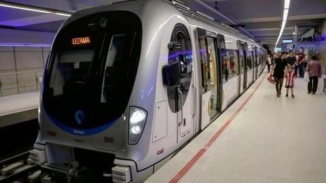 Un tren de Euskotren.