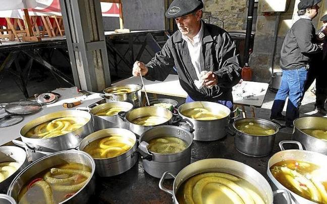 El concurso de mondejus de Zaldibia comenzará a las 11.00 horas. Foto: N.G.