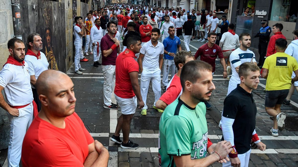 Segundo encierro de San Ferm&iacute;n, en im&aacute;genes.