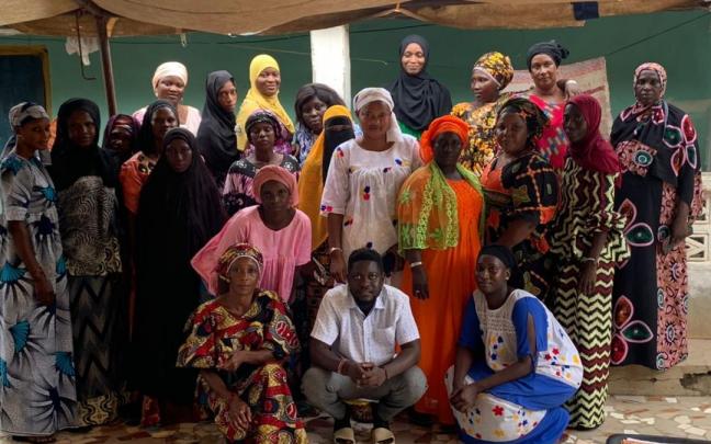 Mujeres atendidas por Fundación Wassu en Gambia.