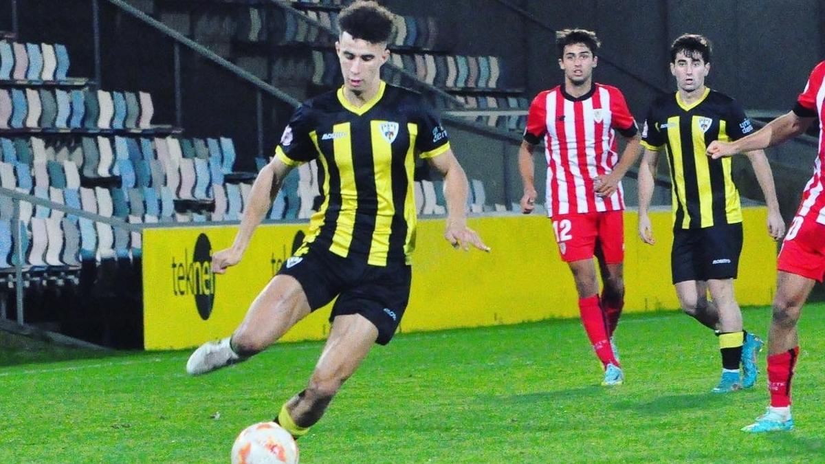 Jelbat, con el Barakaldo.