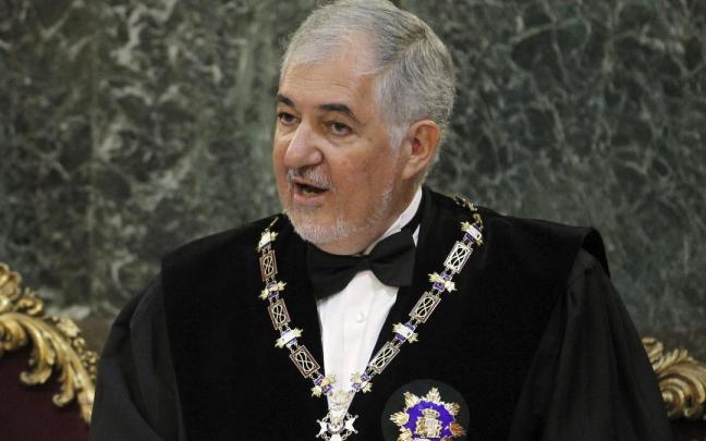 El nuevo presidente del Tribunal Constitucional, Cándido Conde Pumpido El nuevo presidente del Tribunal Constitucional, Cándido Conde Pumpido