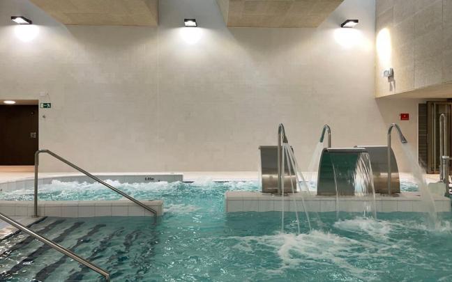 Imagen interior de la nueva zona hidrotermal para el disfrute de los socios de Amaya.