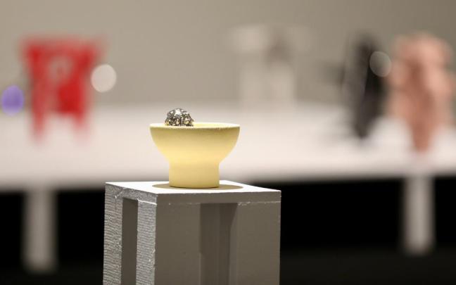Una de las piezas que conforman la exposición Batzuk de la artista Mar de Dios Una de las piezas que conforman la exposición Batzuk de la artista Mar de Dios