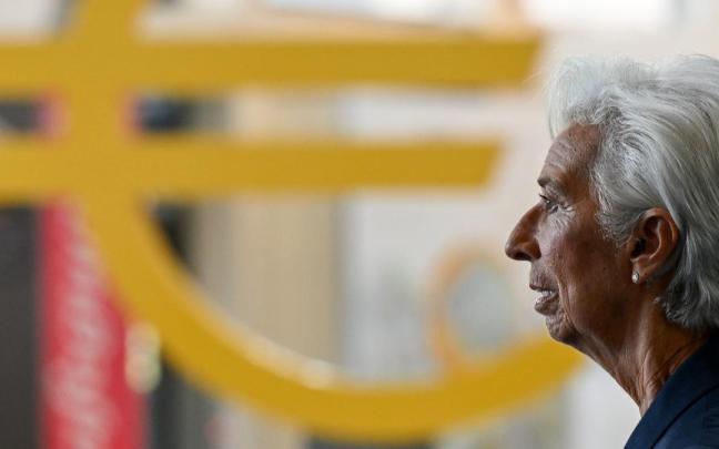 La presidenta del BCE, Christine Lagarde, en una comparencia el pasado octubre. La presidenta del BCE, Christine Lagarde, en una comparencia el pasado octubre.
