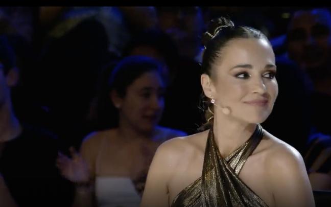 Paula Echevarr&iacute;a en su debut en 'Got Talent'.