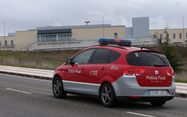 Coche de la Policía Foral.