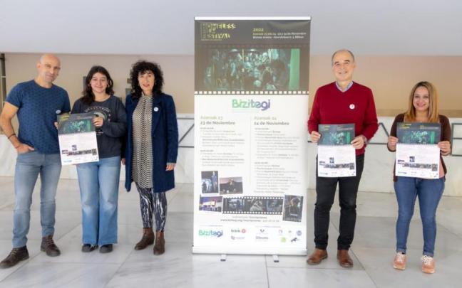 Presentaci&oacute;n de la 7&ordf; edici&oacute;n del 'Homeless Film Festival' celebrada en el Bizkaia Aretoa.