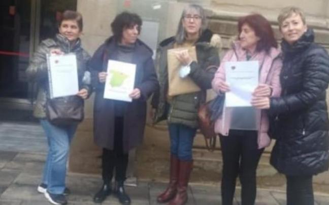 Entrega de las firmas